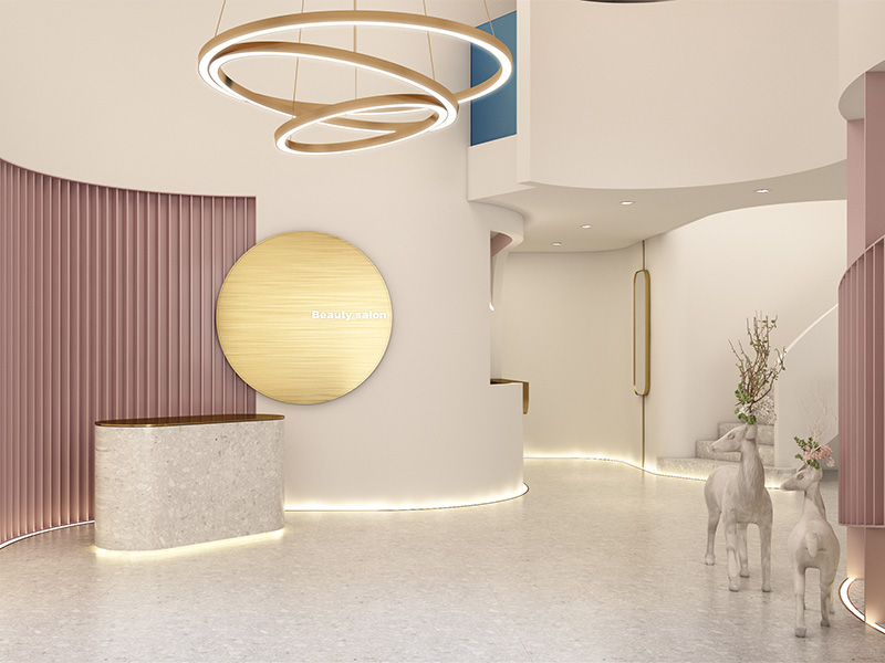羅蘭佩蒂現(xiàn)代簡(jiǎn)約美容院裝修設(shè)計(jì)案例