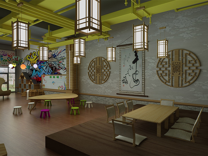 國(guó)學(xué)幼兒園裝修設(shè)計(jì)案例