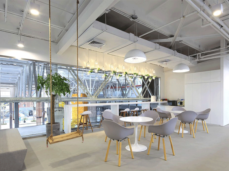 桐廬天健網(wǎng)絡(luò)科技現(xiàn)代簡約辦公室裝修設(shè)計案例