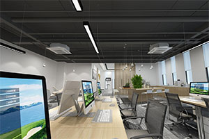 杭州阿爾泰辦公室裝修設(shè)計(jì)全景圖