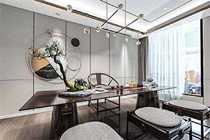 中型現(xiàn)代辦公室裝修設(shè)計(jì)全景效果圖