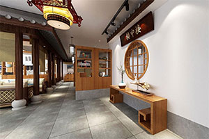大型中式餐飲店裝修設計全景