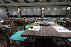 大型餐飲火鍋店裝修設(shè)計(jì)全景案例