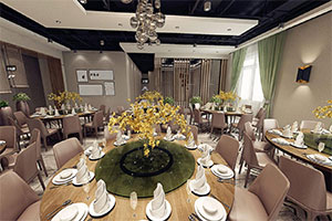 豪華餐飲空間裝修設(shè)計全景案例