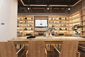 中式瑜伽培訓(xùn)機(jī)構(gòu)裝修設(shè)計(jì)全景圖