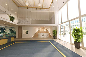 現(xiàn)代武館裝修設(shè)計(jì)全景圖