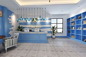 文心書畫教育培訓(xùn)機(jī)構(gòu)裝修全景圖