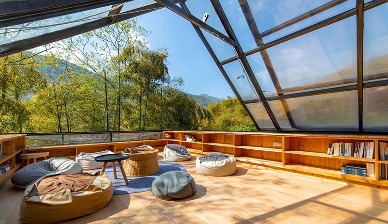 會滑動的民宿裝修設(shè)計(jì)全景圖片